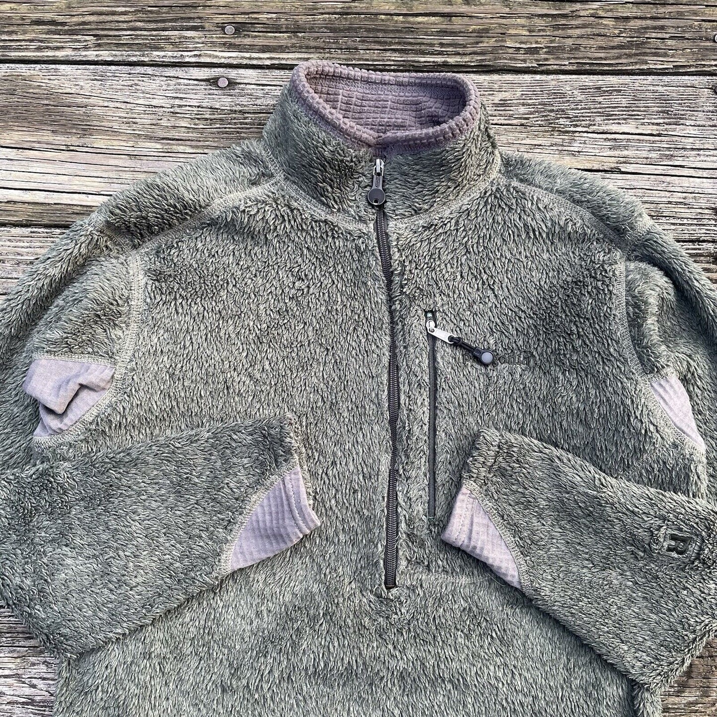 Vintage Patagonia R2 Body Rug Half-Zip Fleece - Olive (M) - Fall 2004