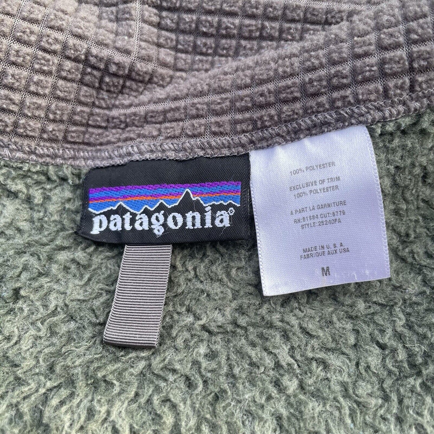 Vintage Patagonia R2 Body Rug Half-Zip Fleece - Olive (M) - Fall 2004
